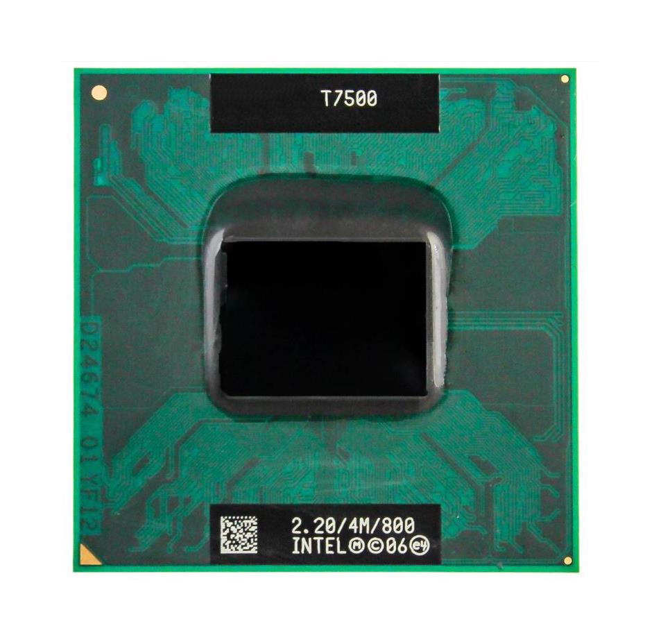 BX80537T7500 Intel Core 2 Duo T7500 2.20GHz 800MHz FSB 4MB L2 Cache Socket PGA478 Mobile Processor