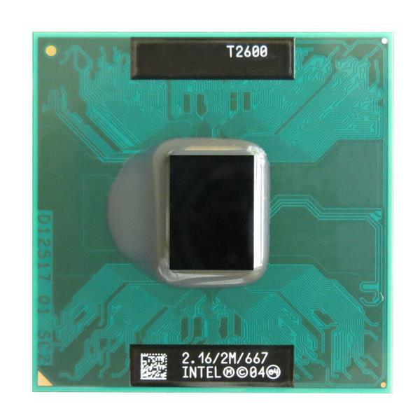 BX80539T2600 Intel Core Duo T2600 Dual Core 2.16GHz 667MHz FSB 2MB L2 Cache Socket PGA478 Mobile Processor