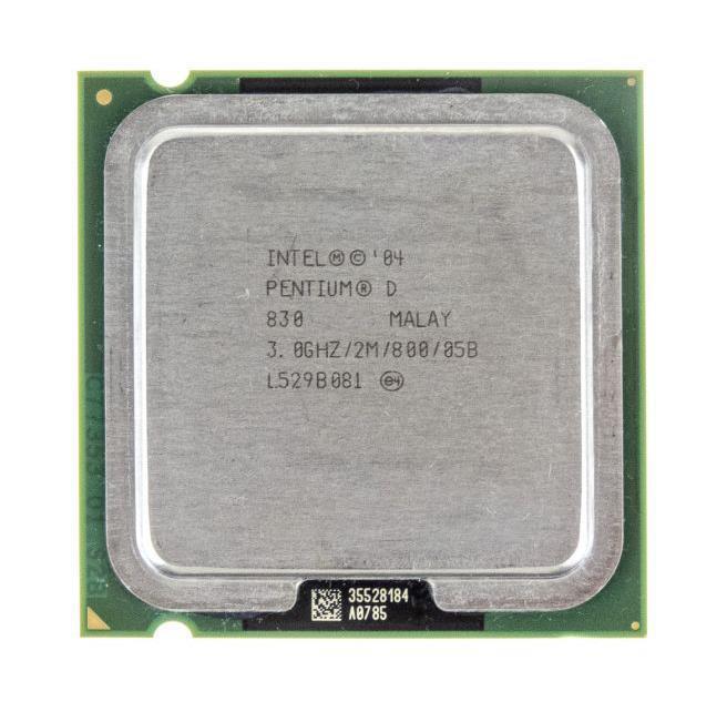 BX80551PG3000FN Intel Pentium D Dual Core 830 3.00GHz 800MHz FSB 2MB L2 Cache Socket 775 Processor
