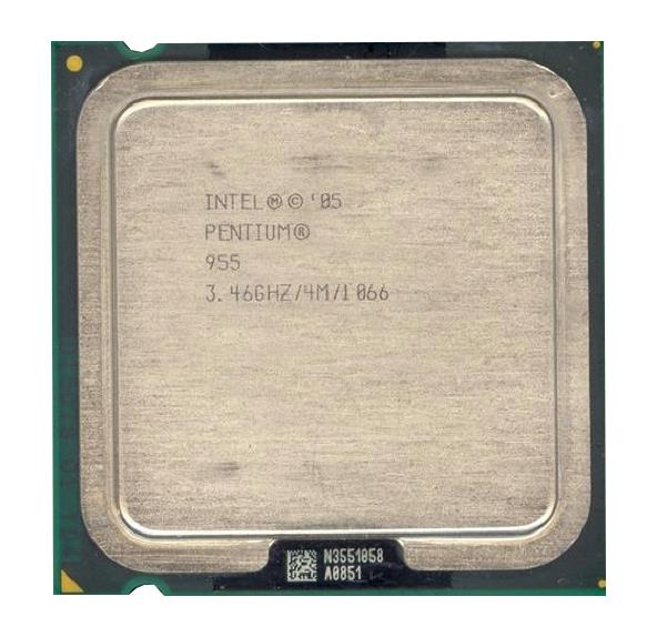 BX80553955 Intel Pentium Extreme Edition 955 Dual Core 3.46GHz 1066MHz FSB 4MB L2 Cache Socket 775 Processor
