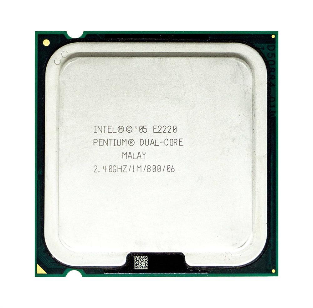 BX80557E2220 Intel Pentium E2220 Dual Core 2.40GHz 800MHz FSB 1MB L2 Cache Socket LGA775 Desktop Processor