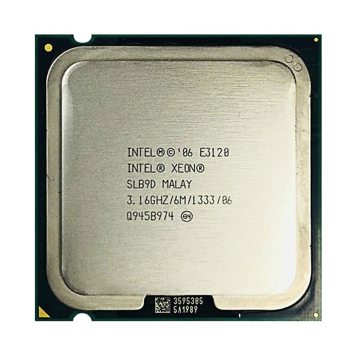 BX80570E3120 Intel Xeon E3120 Dual Core 3.16GHz 1333MHz FSB 6MB L2 Cache Socket LGA775 Processor