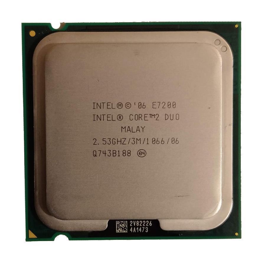 BX80571E7200 Intel Core 2 Duo E7200 2.53GHz 1066MHz FSB 3MB L2 Cache Socket LGA775 Desktop Processor