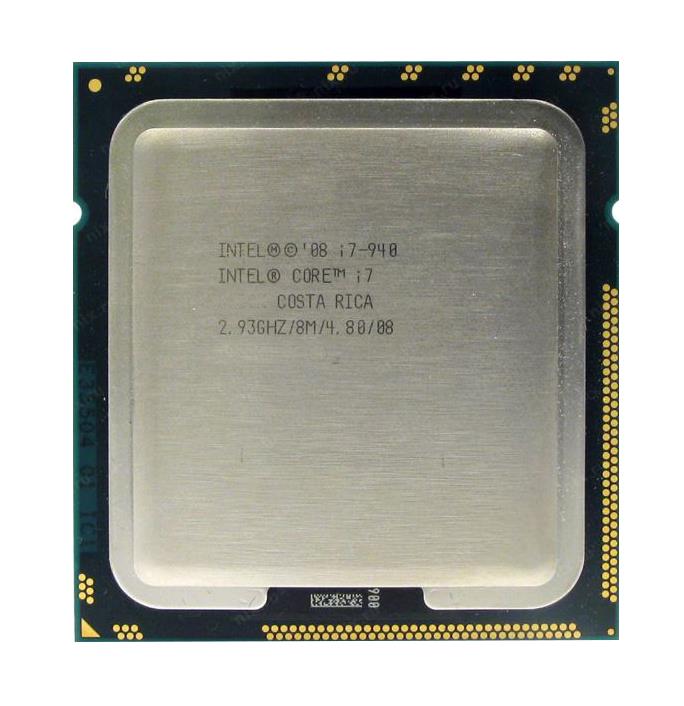 BX80601940 Intel Core i7-940 Quad Core 2.93GHz 4.80GT/s QPI 8MB L3 Cache Socket LGA1366 Desktop Processor