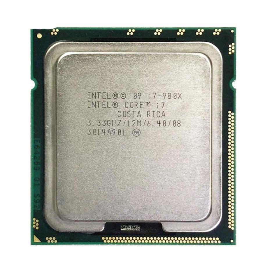 BX80613I7980X Intel Core i7-980X Extreme Edition 6 Core 3.33GHz 6.40GT/s QPI 12MB L3 Cache Socket LGA1366 Desktop Processor