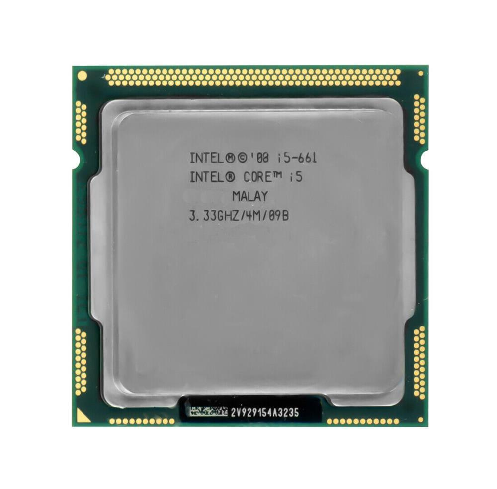 BX80616I5661 Intel Core i5-661 Dual Core 3.33GHz 2.50GT/s DMI 4MB L3 Cache Socket LGA1156 Desktop Processor