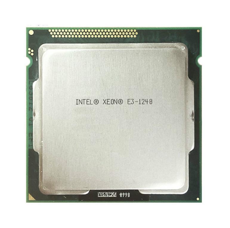 BX80623E31240-A1 Intel Xeon E3-1240 Quad Core 3.30GHz 5.00GT/s DMI 8MB L3 Cache Socket LGA1155 Processor