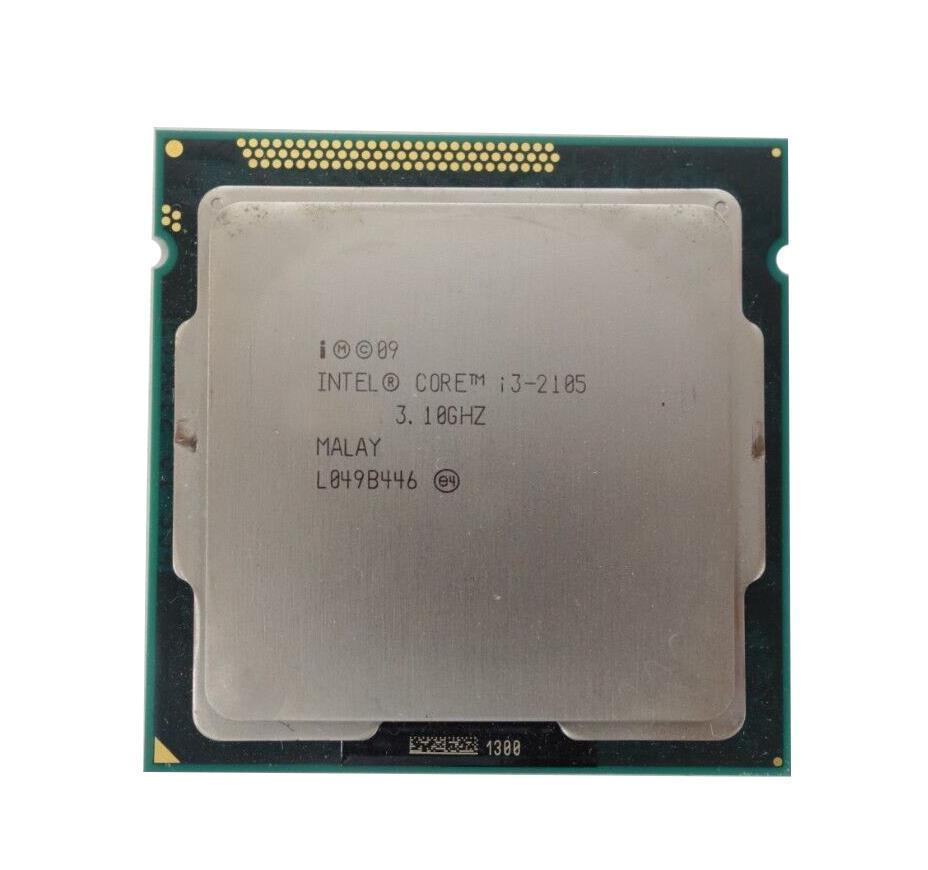 BX806623I32105 Intel Core i3-2105 Dual Core 3.10GHz 5.00GT/s DMI 3MB L3 Cache Socket LGA1155 Desktop Processor