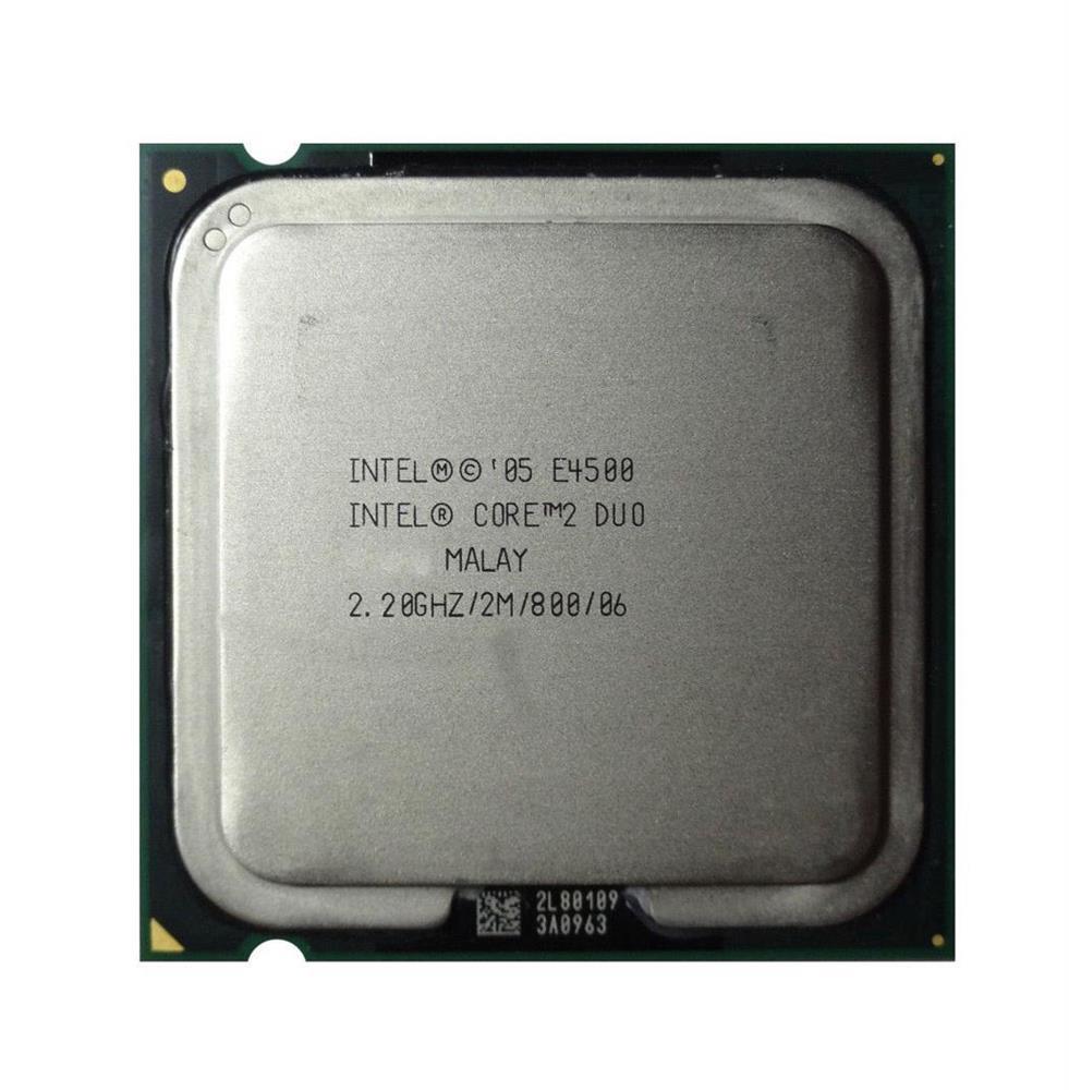 BXC80557E4500 Intel Core 2 Duo E4500 2.20GHz 800MHz FSB 2MB L2 Cache Socket LGA775 Desktop Processor