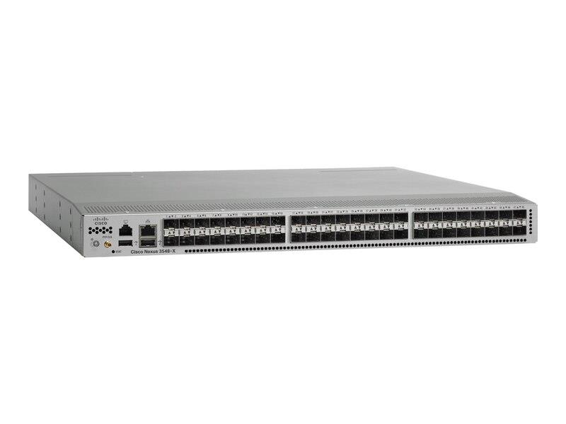 C1-N3K-C3548X Cisco Nexus 3548x 48-Ports 10 Gigabit Ethernet Expansion Slot Manageable Rack-Mountable Layer 4 Switch with 48 SFP+ Ports (Refurbished)