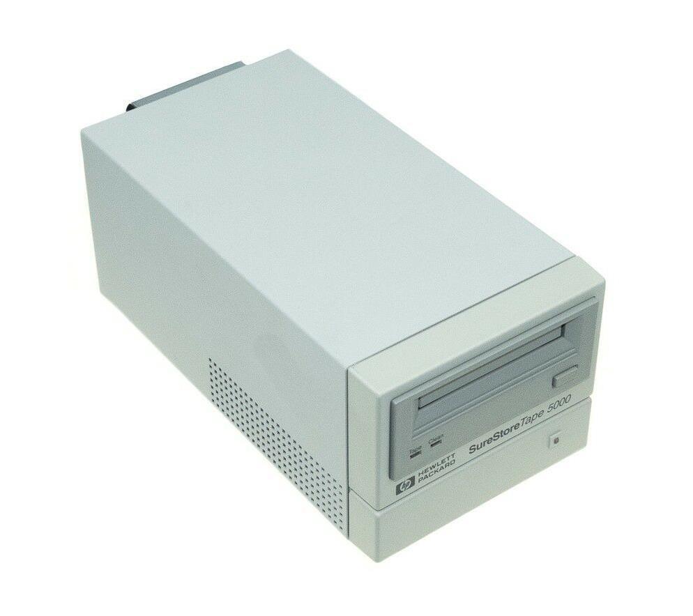 C1521H HP SureStore DAT-5000E 2/4GB DDS-1 SCSI Single Ended Narrow External Tape Drive