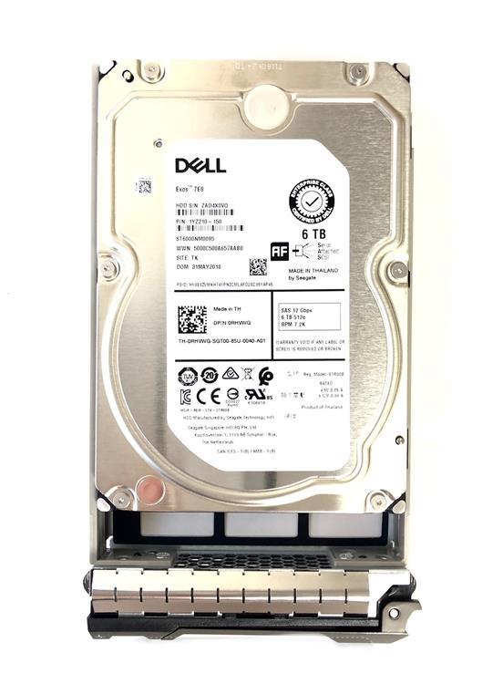 C1G0G Dell 6TB 7200RPM SAS 12Gbps Nearline Hot Swap (512e) 3.5-inch Internal Hard Drive