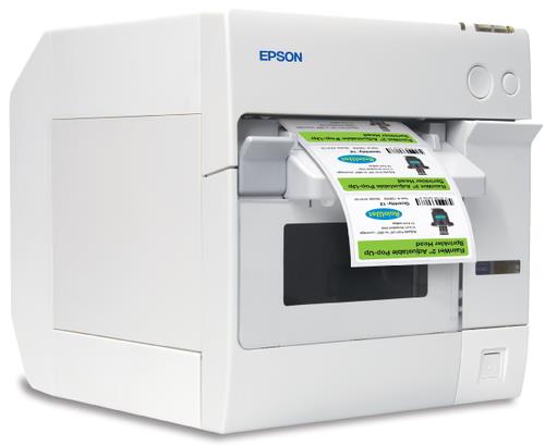 C33S020464-B2 Epson ColorWork TM-C3400 (720 x 360) dpi 92 mm/sec USB 2.0 Fast Ethernet 10/100Mbps Color Inkjet Label Printer (Refurbished)