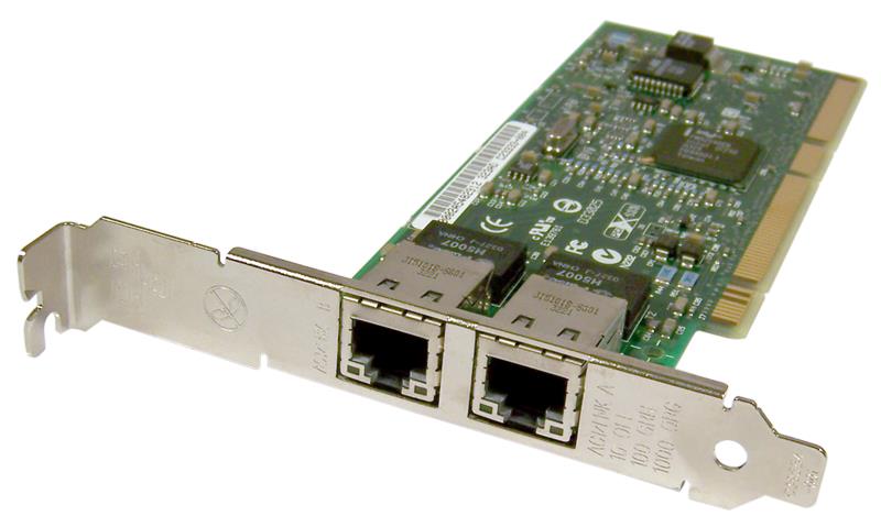 C39188-001 Intel Dual-Ports RJ-45 1Gbps 10Base-T/100Base-TX/1000Base-T Gigabit Ethernet PCI-X Server Network Adapter