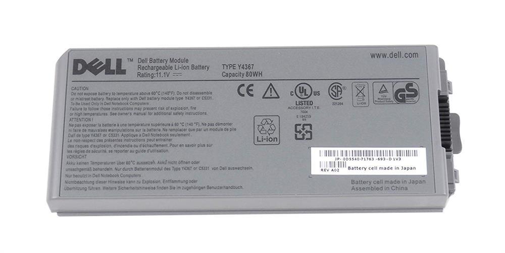 C5340 Dell Notebook Battery Lithium Ion (Li-Ion) 11.1 V DC (Refurbished)