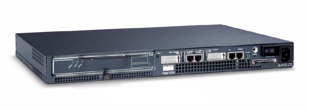 C7400VPN/K9 Cisco 7400 Series Bundle VPN Router with VAM VPN DeviceMgr 2xFE/GE AC Power Supply (Refurbished)