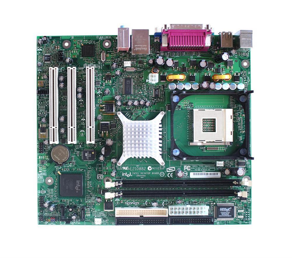 C92991-101 Intel D865GV Desktop Board MicroATX P4/Cel-D 478/ 2GB DDR/ 10/100 LAN/ ATA 100/66 Motherboard (Refurbished)