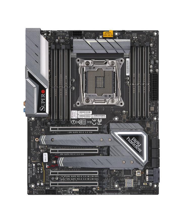 C9X299-PG300 SuperMicro Socket LGA 2066 Intel X299 Chipset Core i9 Extreme X-Series/ Core i7 Extreme X-Series/ Core i9 X-Series Processors Support DDR4 8x DIMM 6x SATA3 6.0Gb/s ATX Motherboard (Refurbished)