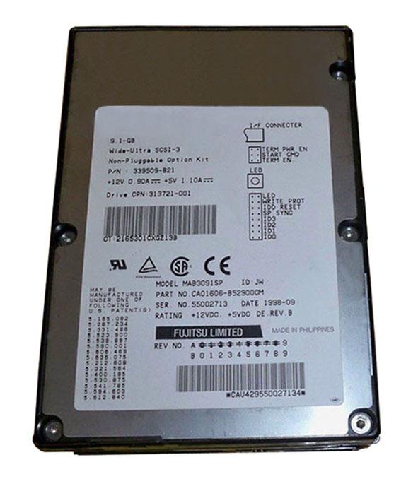 CA01606-B52900CM Fujitsu Enterprise 9.1GB 7200RPM Ultra Wide SCSI 68-Pin 512KB Cache 3.5-inch Internal Hard Drive