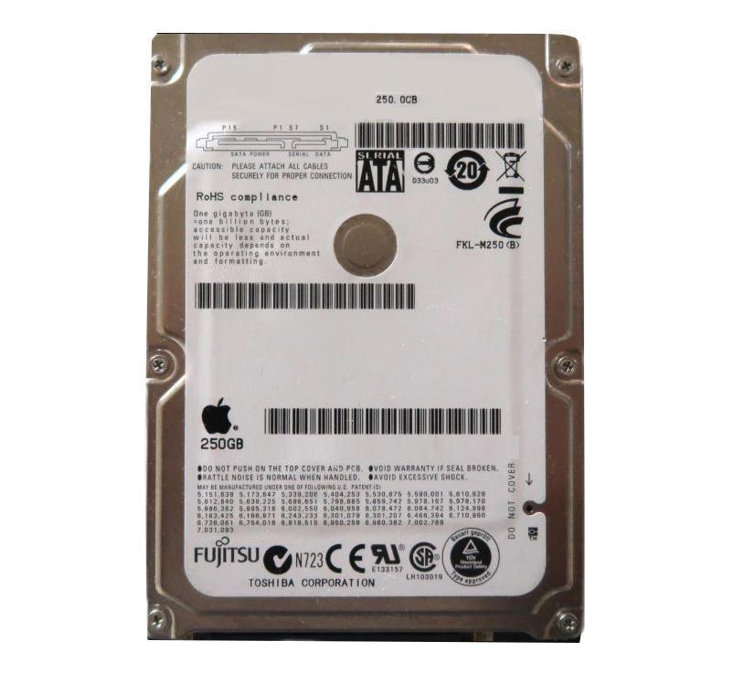 CA06846-B22000AP Fujitsu Mobile 250GB 4200RPM SATA 1.5Gbps 8MB Cache 2.5-inch Internal Hard Drive
