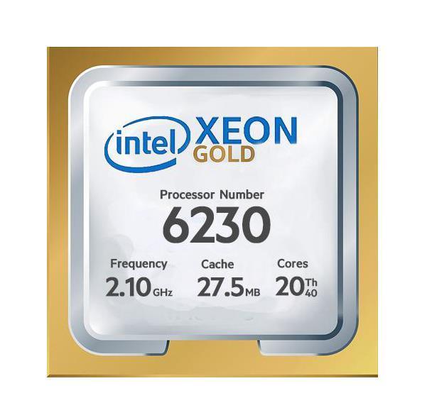 CD8069504193701 Intel Xeon Gold 6230 20-Core 2.10GHz 27.5MB L3 Cache Socket FCLGA3647 Processor