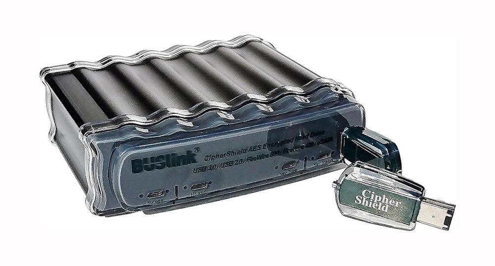 CDSE-1T-P5 Buslink CipherShield 1TB SATA USB 3.0 eSATA FireWire/i.LINK External Hard Drive