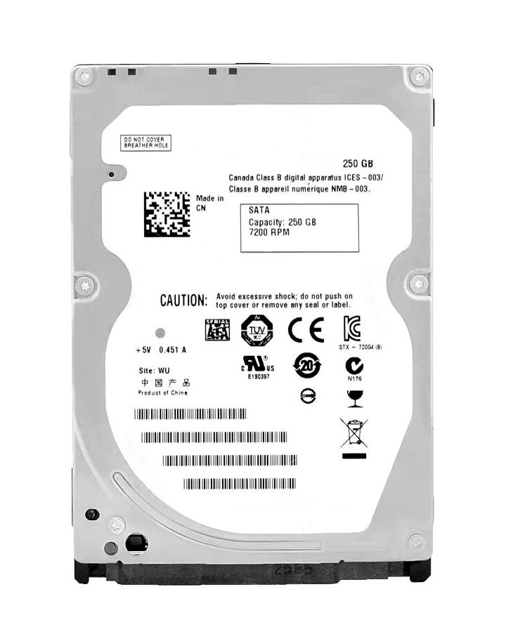 CG298 Dell 250GB 7200RPM SATA 3Gbps 8MB Cache 3.5-inch Internal Hard Drive