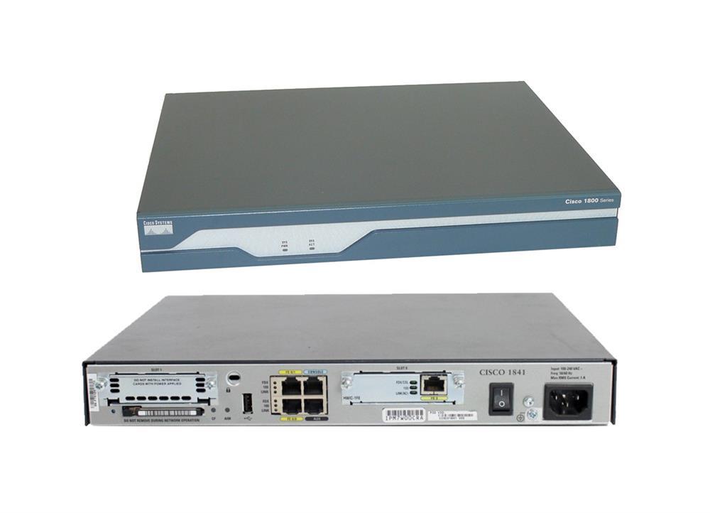 CISCO1841-HSEC/K9 Cisco 1841 Security Bundle With AIM-VPN Advance IP Services 64FL/256DR (Refurbished)