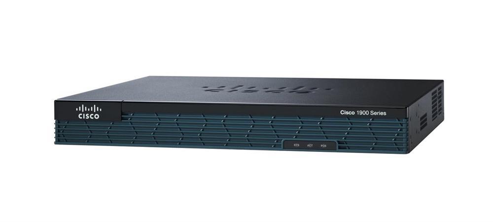 CISCO1905/K9-RF Cisco 1905 Router Refurbished 2 Ports Management Port 1 Slots Gigabit Ethernet 1U Rack-mountable, Desktop (Refurbished)