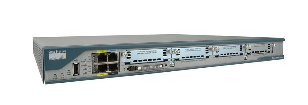 CISCO2801-AC-IP Cisco 2801 Router Inline Power 2 Slot Fast Ethernet 4 Slot IP BASE (Refurbished)