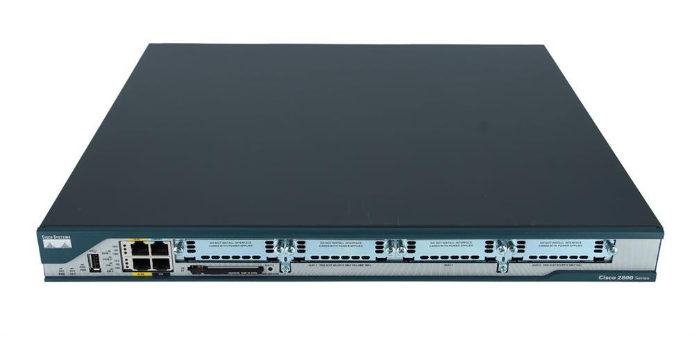 CISCO2801V3PNK9-RF Cisco 2801 V3pn Aim-vpn Pvdm2-8 Ccme-24adv Ipserv (Refurbished)