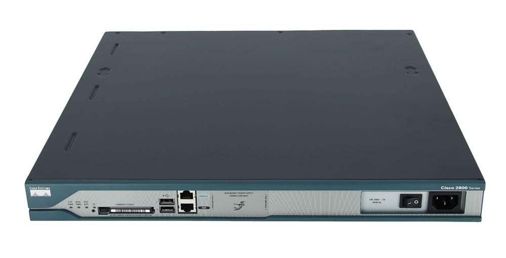 CISCO2811-AC-IP Cisco 2811 2-Ports RJ-45 10Base-T/100Base-TX Integrated Services Router (Refurbished)