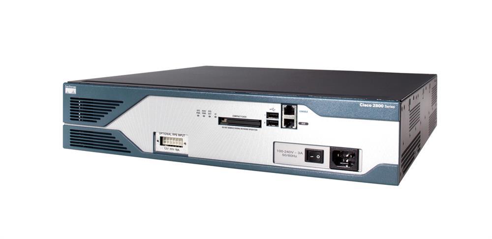 CISCO2851-AC-IP Cisco 2851 Router With Ac+poe 2ge 2aim-4hwic 3pvdm 1nme-xd Ip Base 64f/256d (Refurbished)