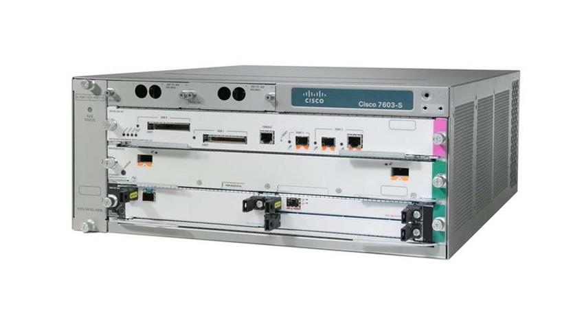 CISCO7603-S Cisco 7603-S Router Chassis 3 Slots 4U Rack-mountable (Refurbished)