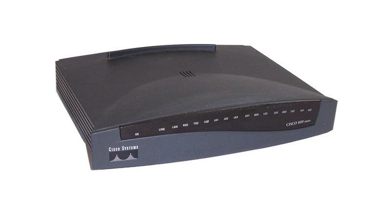 CISCO802-IDSL Cisco 802 IDSL Router With IDSL & 1 Ethernet Includes DSL Filter AC P.S. (Refurbished)
