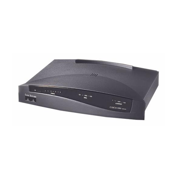 CISCO827-4V Cisco 827-4V ADSL Stackable Router 1Port Ethernet 4POTS (Refurbished)