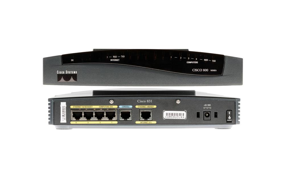 CISCO831-SDM-K9-64 Cisco 831 Ethernet Broadband Router With SDM 64MB (Refurbished)