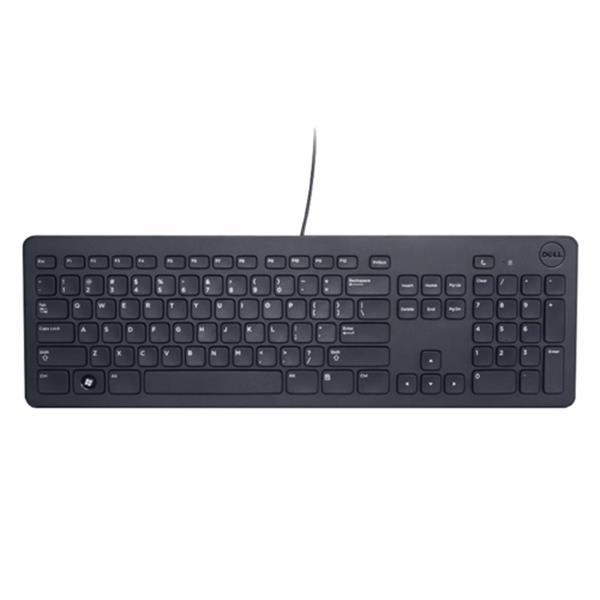 CJ344-NIB Dell 104-Keys USB Wired Black Keyboard