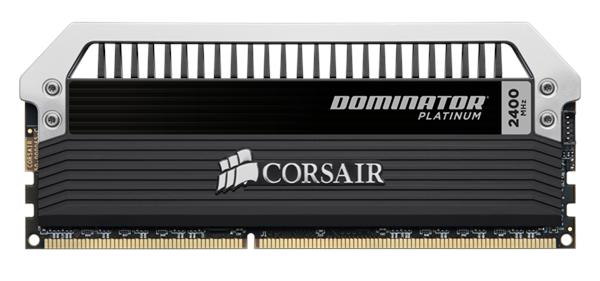 CMD32GX3M4A2400C10 Corsair Dominator Platinum 32GB Kit (4 X 8GB) PC3-19200 DDR3-2400MHz non-ECC Unbuffered CL10-12-12-31 240-Pin DIMM Memory