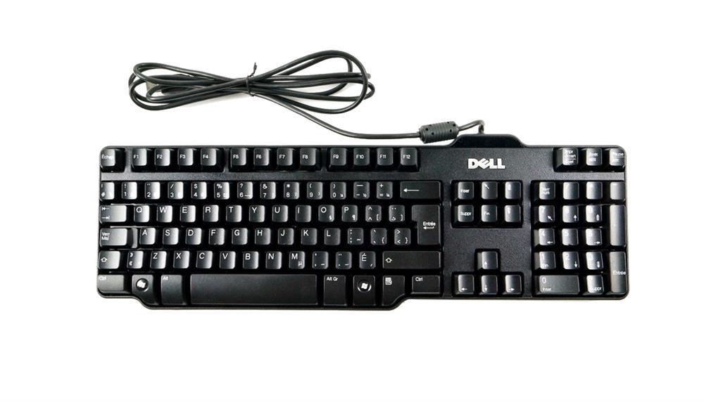 CN-0J4628 Dell 104-Key Thin USB Keyboard Black