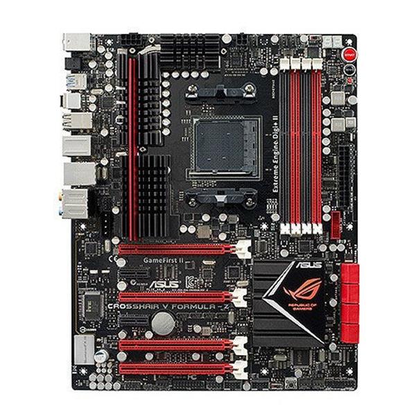 CROSSHAIR-V-FORMULA-Z ASUS Socket AM3+ AMD 990FX + SB950 Chipset AMD FX/ AMD Phenom II/ Athlon II/ AMD Sempron 100 Series Processors DDR3 4x DIMM 6x SATA 6.0Gb/s ATX Motherboard (Refurbished)