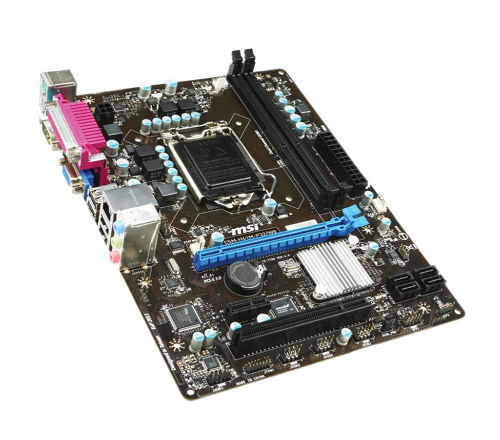 CSM-H61M-P32/W8 MSI Corporate Stable Intel Haswell H61 Micro ATX LGA 1155 Motherboard (Refurbished)