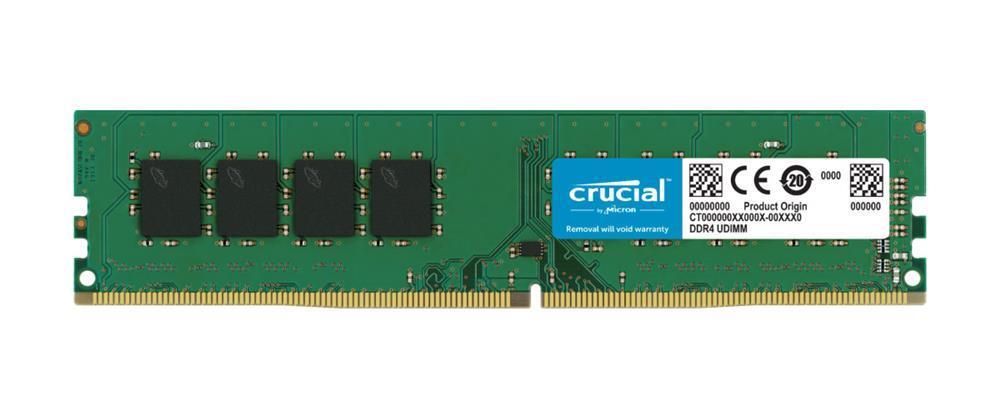 CT32G4DFD832A-A1 Crucial 32GB PC4-25600 DDR4-3200MHz non-ECC Unbuffered CL22 288-Pin DIMM 1.2V Dual Rank Memory Module