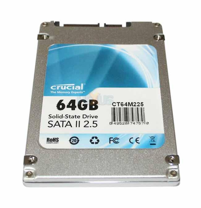 CT64M225 Crucial M225 Series 64GB MLC SATA 3Gbps 2.5-inch Internal Solid State Drive (SSD)