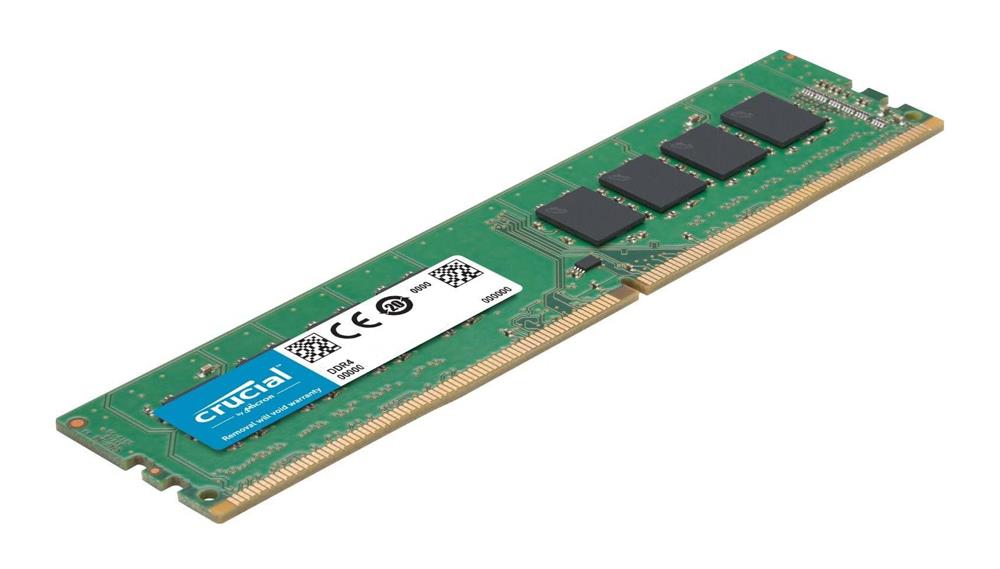 CT8G4DFRA32A Crucial 8GB PC4-25600 DDR4-3200MHz non-ECC Unbuffered CL22 288-Pin DIMM 1.2V Single Rank Memory Module