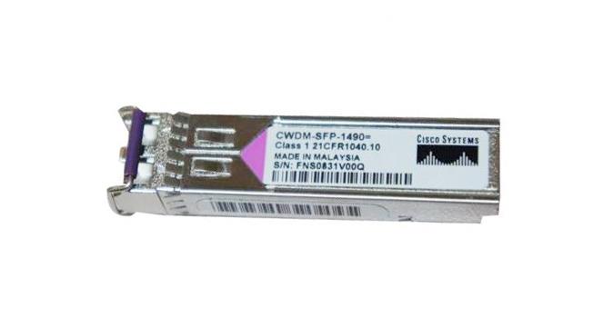 CWDM-SFP-1490 Cisco 1Gbps 1000Base-CWDM Single-mode Fiber 80km 1490nm Duplex LC Connector SFP Transceiver Module (Refurbished)