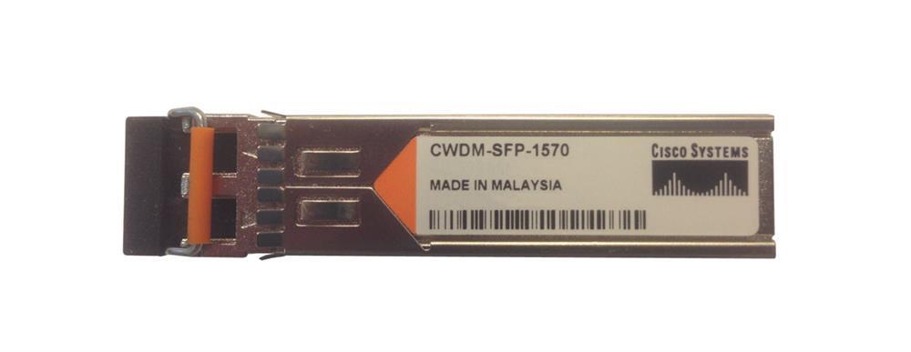 CWDM-SFP-1570-RGD Cisco 1Gbps 1000Base-CWDM Fibre Channel Single-mode Fiber 80km 1570nm Duplex LC Connector SFP Transceiver Module