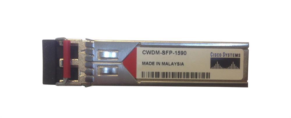 CWDM-SFP-1590-120 Cisco 1Gbps 1000Base-CWDM Fibre Channel Single-mode Fiber 120km 1590nm Duplex LC Connector SFP Transceiver Module
