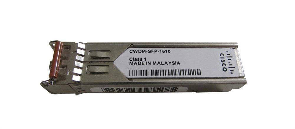 CWDM-SFP-1610/NS Cisco 1Gbps 1000Base-CWDM Fibre Channel Single-mode Fiber 80km 1610nm Duplex LC Connector SFP Transceiver Module