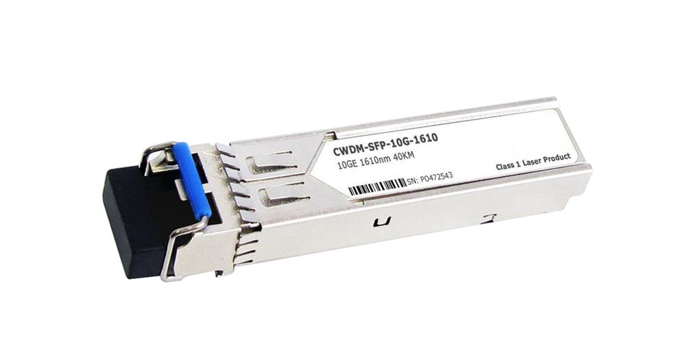 CWDM-SFP10G-1610 Cisco 10Gbps 10GBase-CWDM Single-mode Fiber 40km 1610nm Duplex LC Connector SFP+ Transceiver Module